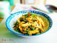家常菜韭菜炒豆腐干