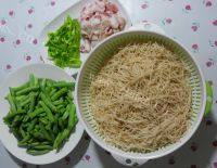绿色食物之豆角焖面做法图解1)