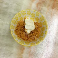 美味乳酪肉松卷做法图解2)