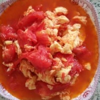 香喷喷的西红柿炒鸡蛋