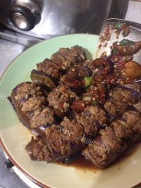 家常菜酿茄子做法图解13)