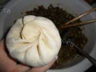 豇豆肉馅包子做法图解10)
