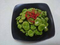 家常菜葱油蚕豆