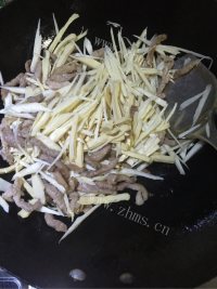 懒人香干肉丝做法图解4)