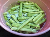 家常菜清炒四季豆做法图解2)
