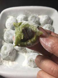 自制抹茶糯米糍