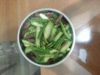 家常菜丝瓜炒牛肉
