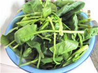 家常菜粉丝拌菠菜做法图解1)