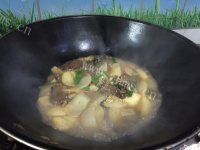喷香盘菜炒鸭血做法图解8)
