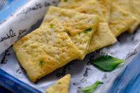 美味的葱香苏打饼