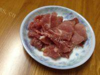 肉炒菜花做法图解1)