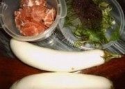 美味的香草肉片烩白茄做法图解1)