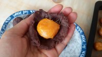 好吃的红豆沙蛋黄酥做法图解3)