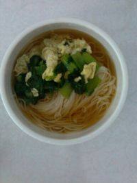 DIY-青菜鸡蛋面