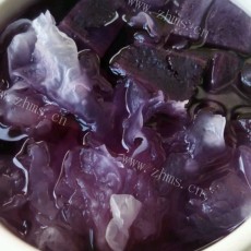 简单版紫薯银耳汤