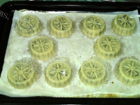 香甜的广式果干五仁月饼做法图解21)
