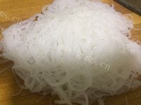 家常菜白菜拌粉丝做法图解2)