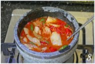 韩式辣白菜豆腐汤做法图解8)