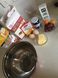 甜蜜的蓝莓酱松饼做法图解1)