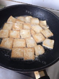 香喷喷的香煎豆腐做法图解5)