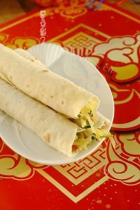 五味俱全的土豆丝卷饼做法图解14)