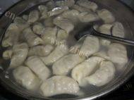 美味的茄子肉馅水饺