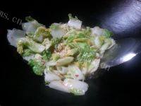 家常菜辣炒白菜做法图解7)