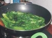 好吃的豆豉油麦菜做法图解4)