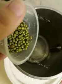 豆浆机版绿豆沙做法图解1)