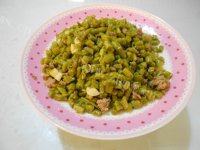 简单的酸豆角炒肉末