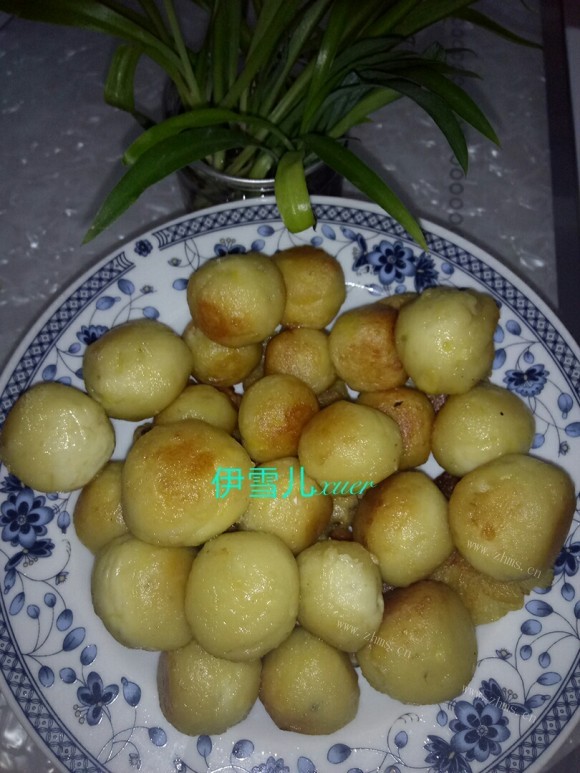 简单版炸红薯丸子