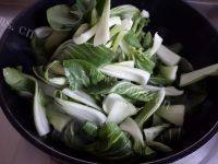 鲜香的香菇炒油菜做法图解4)