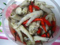 开胃的泡椒鸡爪