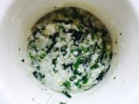 美味的青菜鳕鱼粥做法图解9)
