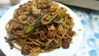 面食铁板牛肉炒面做法图解7)