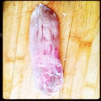 美味的孜然里脊肉做法图解1)