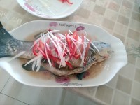 热腾腾的清蒸丁桂鱼做法图解5)