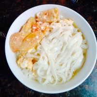 色泽鲜亮的西红柿鸡蛋面做法图解11)