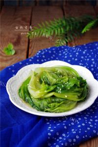 色味俱佳的白灼生菜