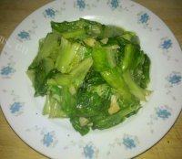 绿色食物之蒜蓉生菜