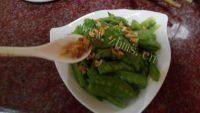 自制蒜香荷兰豆做法图解5)