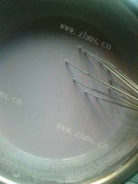 美味的紫薯糯米糍做法图解2)