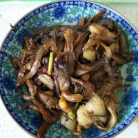 特色美食炒蘑菇