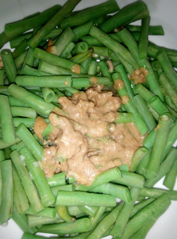 诱人的麻酱豆角