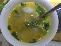 家常墨鱼卵香炒鸡蛋做法图解3)