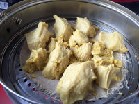 美味的野蒜土豆馅煎糕做法图解10)