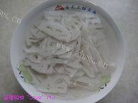 家常菜香辣藕片做法图解2)