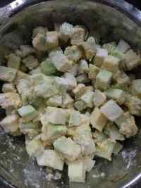 浓香型的茄子青菜浓汤做法图解3)