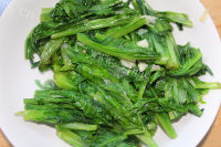咸甜适中的豆豉鲮鱼油麦菜做法图解8)