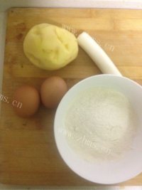 家常土豆丝鸡蛋煎饼做法图解1)